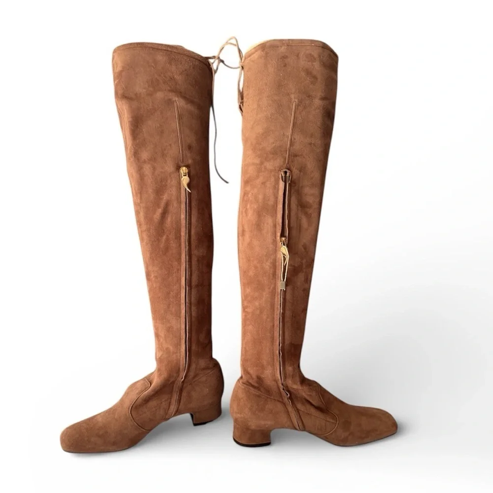 L’autre Chose Genuine Suede Boots- made in Italy-NWT - Picture 2 of 8